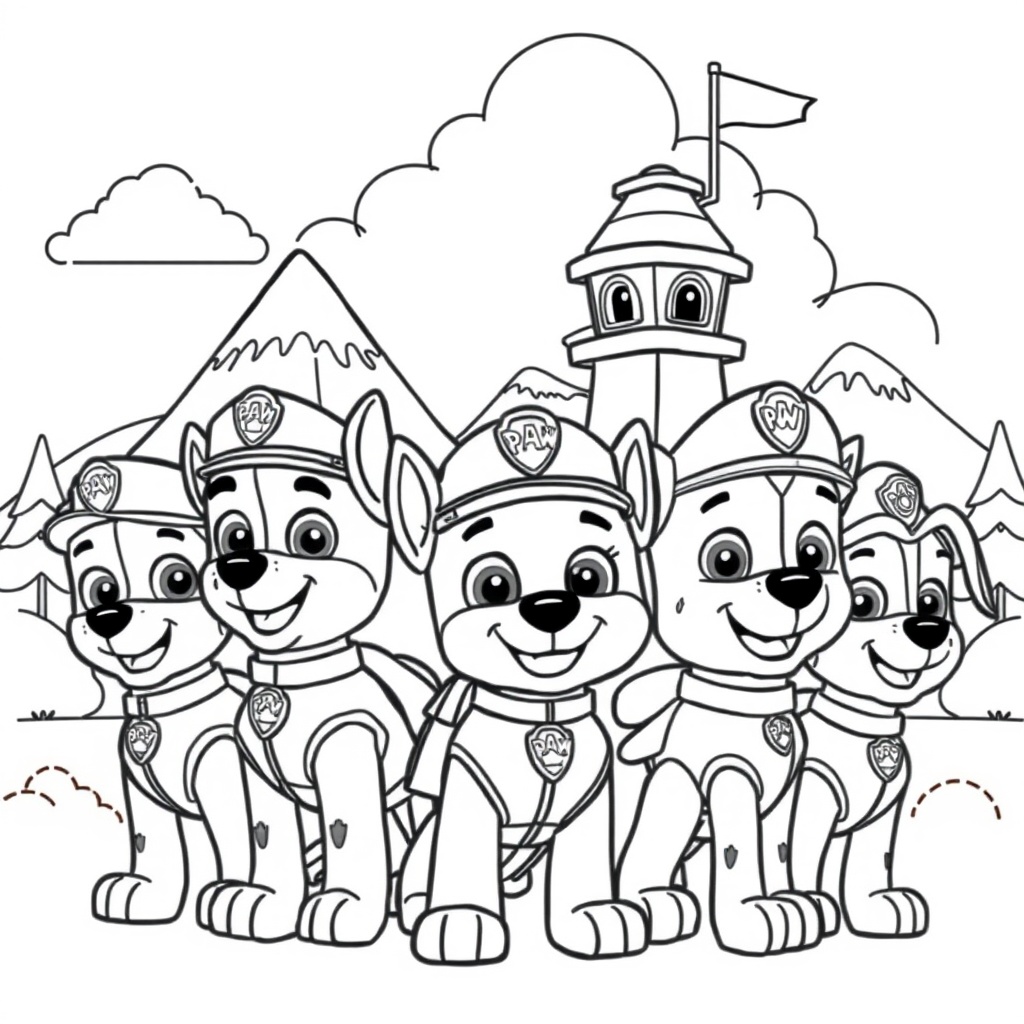 PAW Patrol Coloring Book