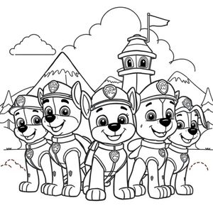 PAW Patrol Coloring Book