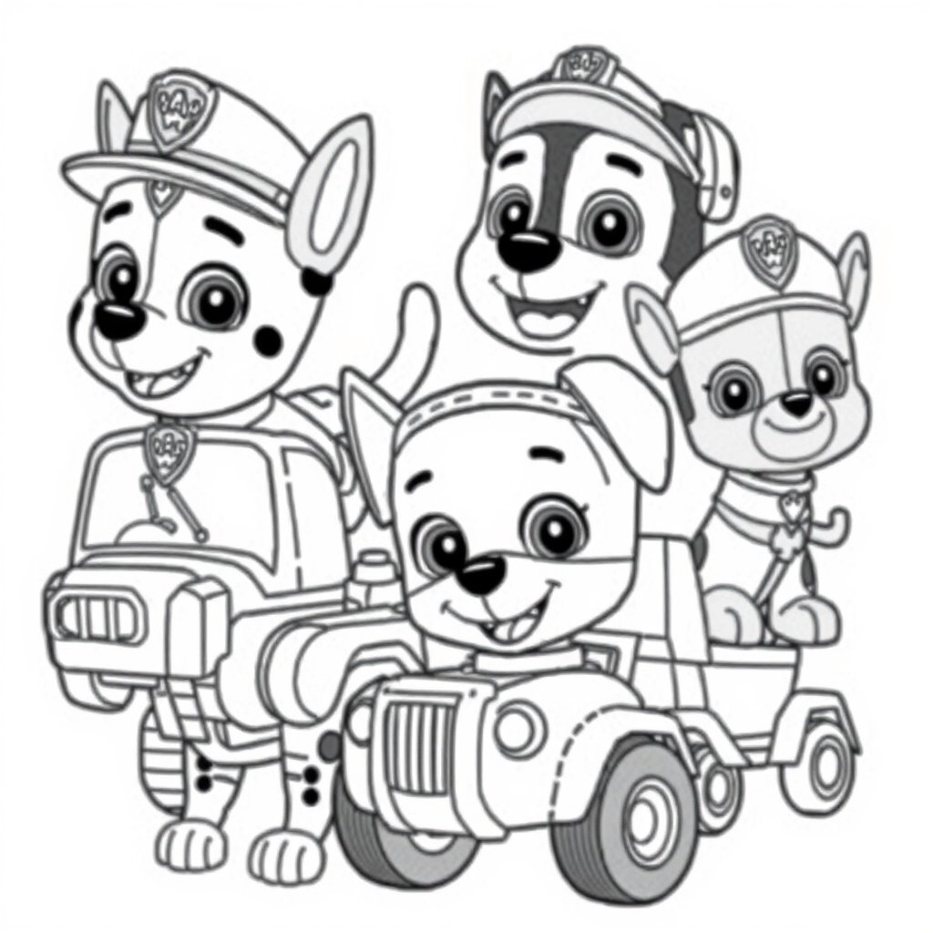 Coloring Book: PAW Patrol