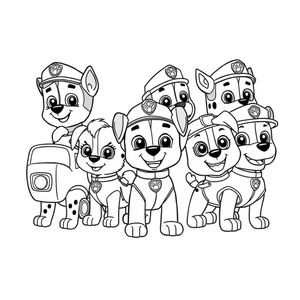 PAW Patrol Coloring Page
