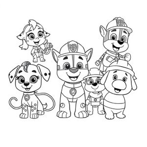 Kolorowanka Psi Patrol