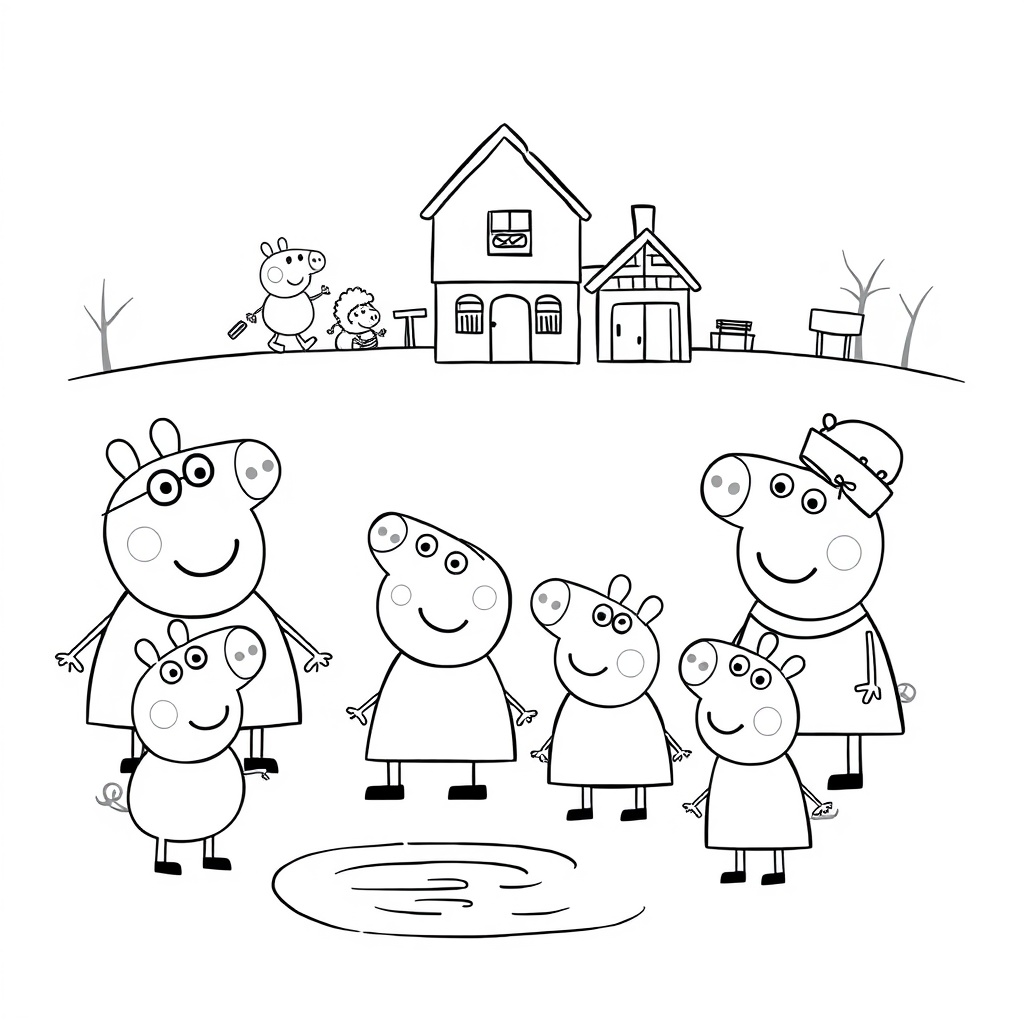 Kolorowanka Peppa Pig