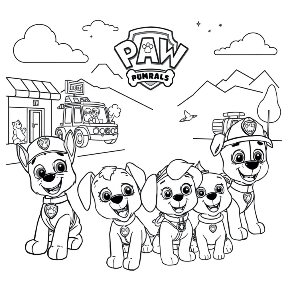 PAW Patrol Coloring Book
