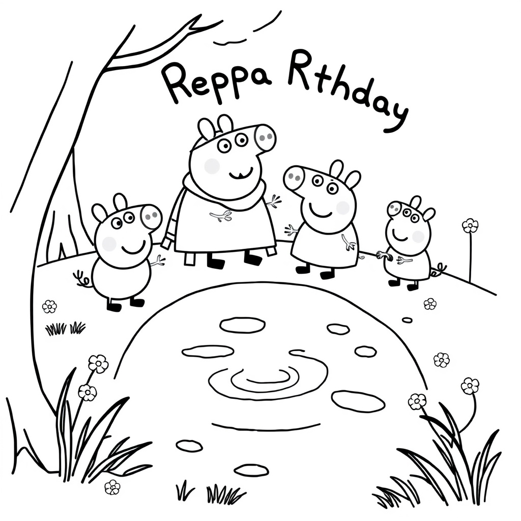 Kolorowanka Peppa Pig