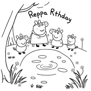 Kolorowanka Peppa Pig