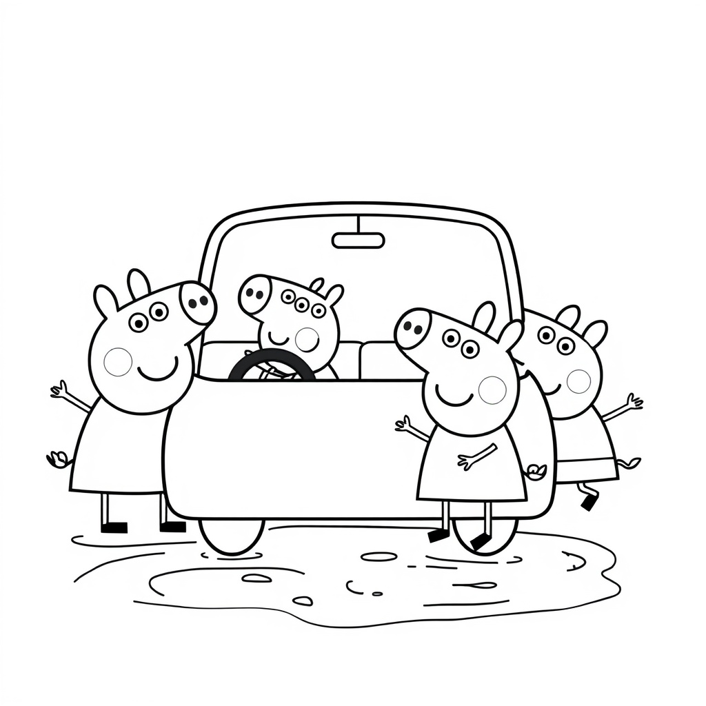 Kolorowanka Peppa Pig