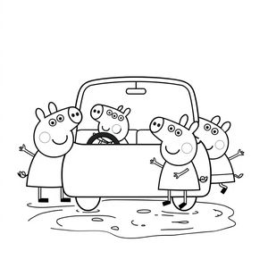 Kolorowanka Peppa Pig