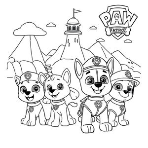 Coloring Book: PAW Patrol