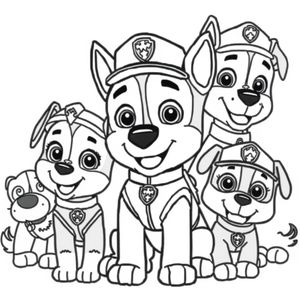 PAW Patrol Coloring Page