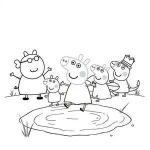 Kolorowanka Peppa Pig