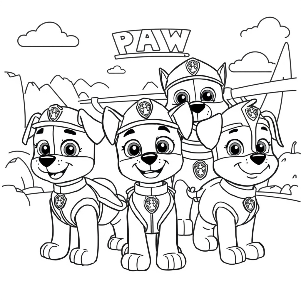 PAW Patrol Coloring Book