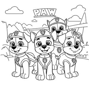 PAW Patrol Coloring Book