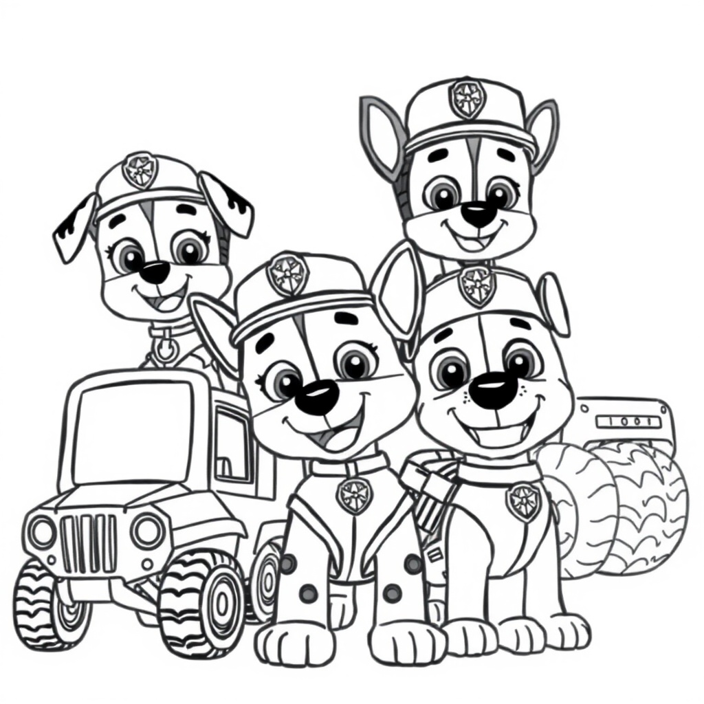 PAW Patrol Coloring Book