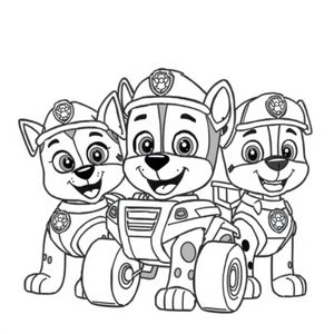 PAW Patrol Coloring: Heroic Rescues