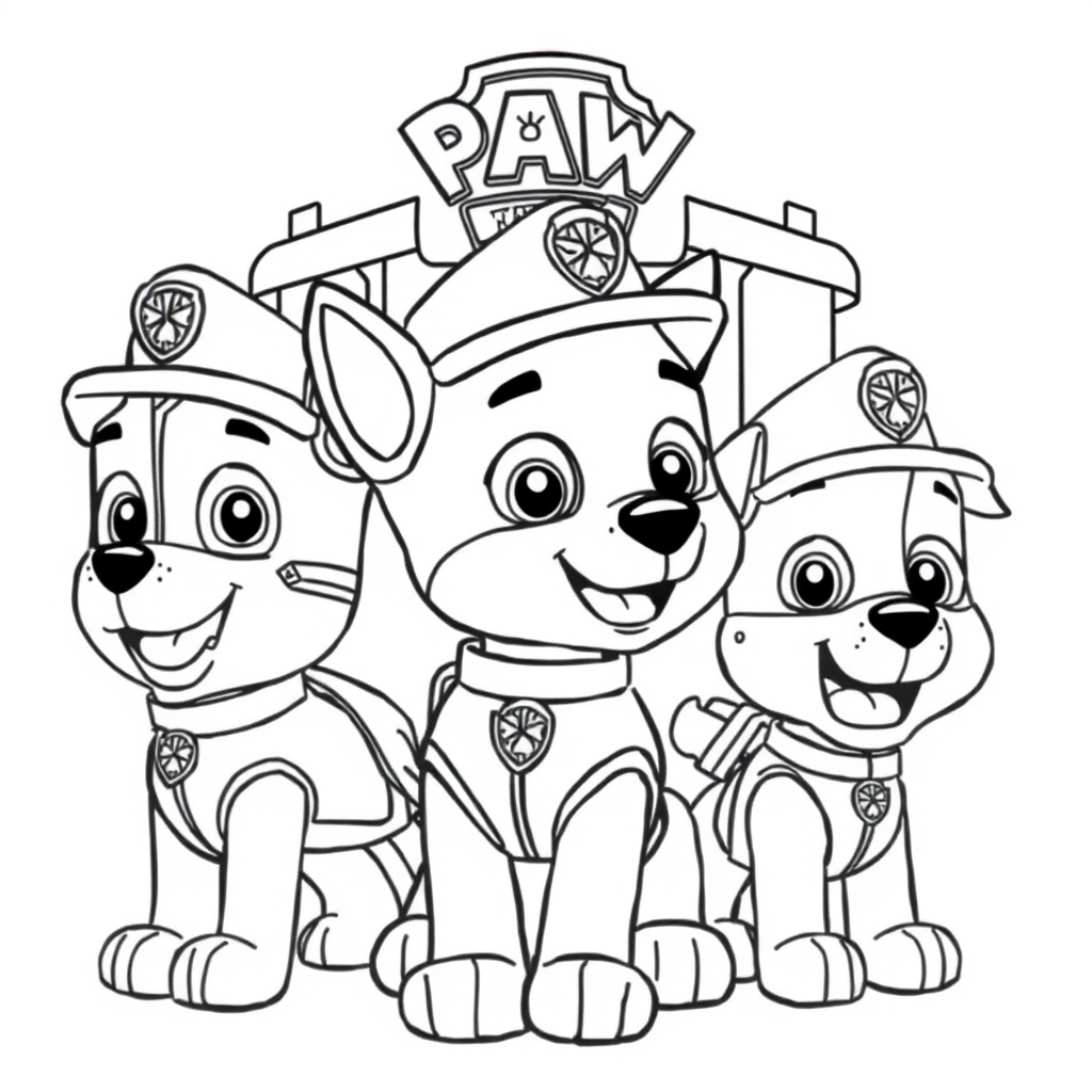PAW Patrol Coloring Book