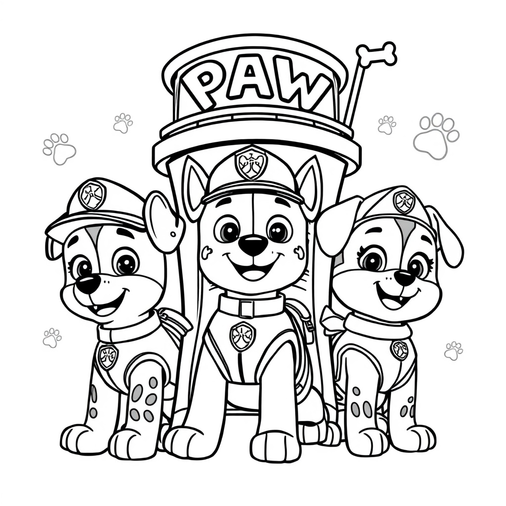 PAW Patrol Coloring Book
