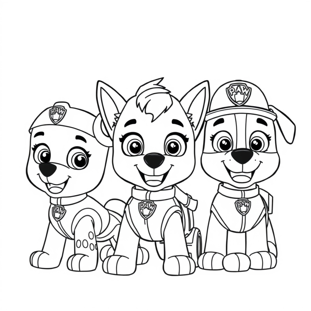 Kolorowanka Psiego Patrolu