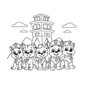 Coloring Book: PAW Patrol