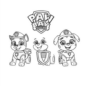 PAW Patrol Action Coloring Book