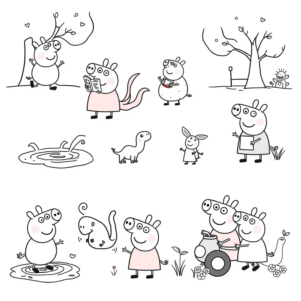 Peppa Pig Kolorowanka