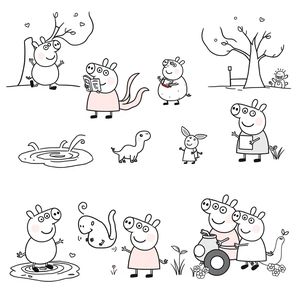 Peppa Pig Kolorowanka