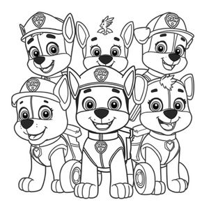 Kolorowanka Psi Patrol