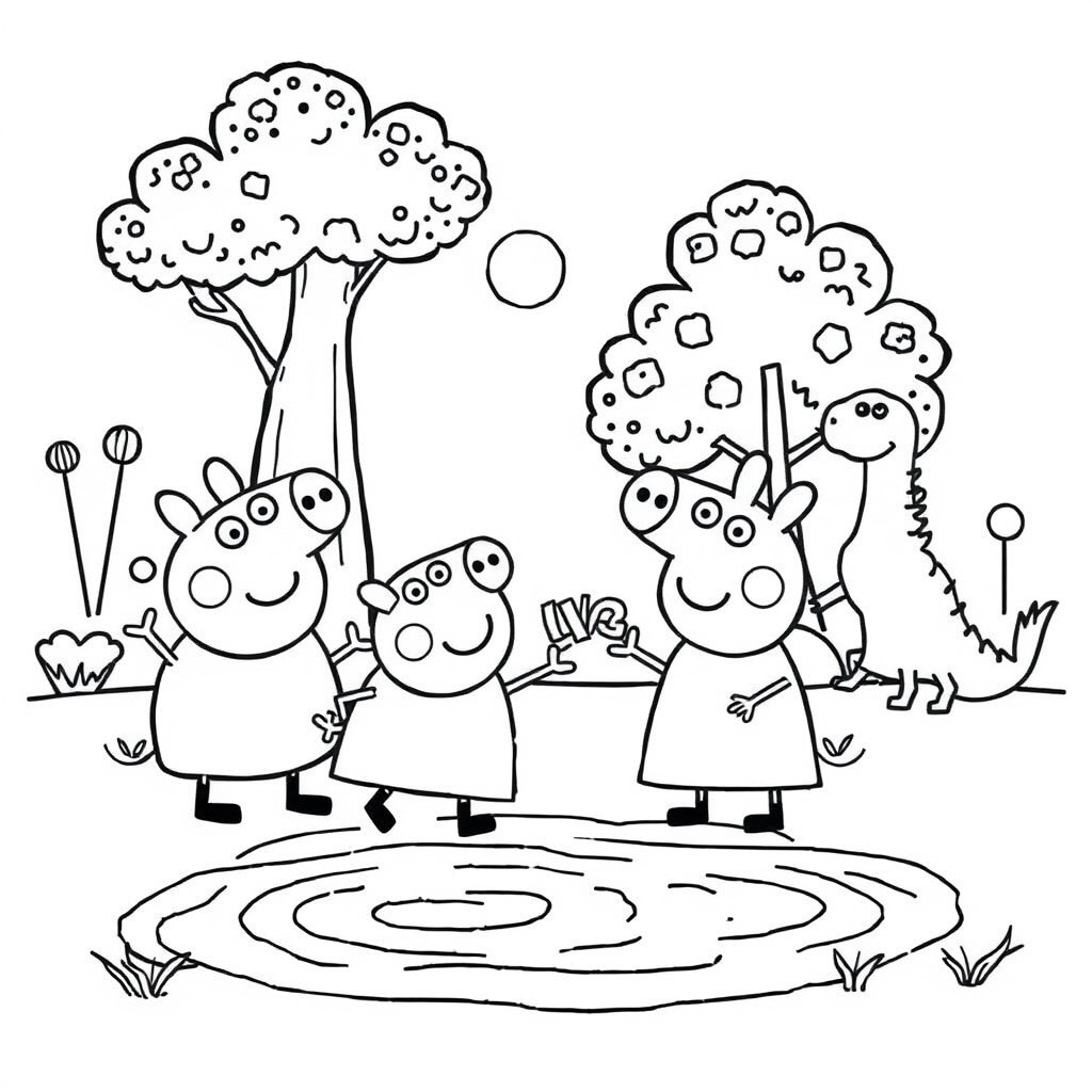 Kolorowanka Peppa Pig