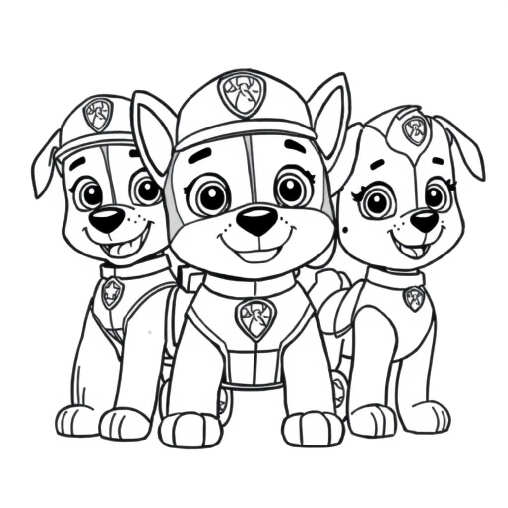 Psi Patrol: Kolorowanka