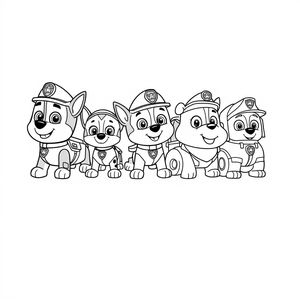PAW Patrol Coloring Page