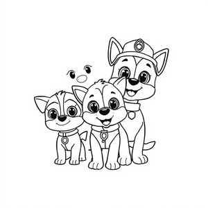 Kolorowanka Psiego Patrolu