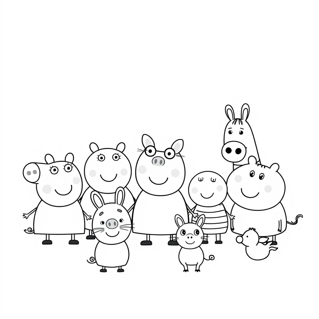 Peppa Pig Kolorowanka