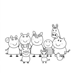 Peppa Pig Kolorowanka