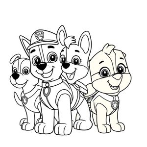 PAW Patrol - Action Coloring
