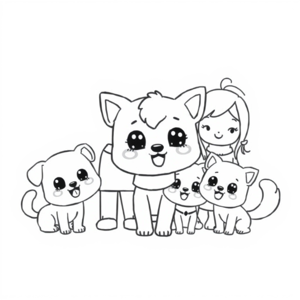 Libro para Colorear de Bluey