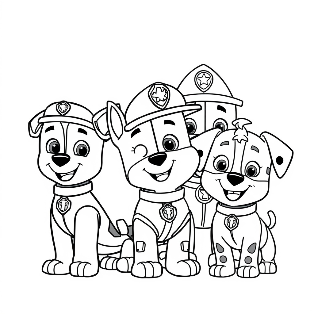 PAW Patrol Coloring Page