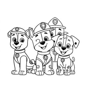 PAW Patrol Coloring Page
