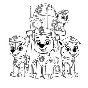 Coloring Book: PAW Patrol