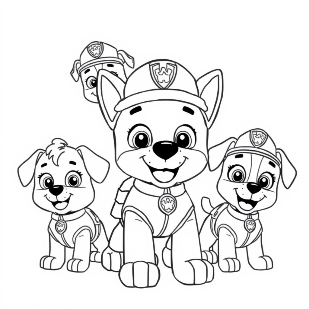 Libro para Colorear de PAW Patrol