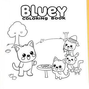 Bluey Coloring Book