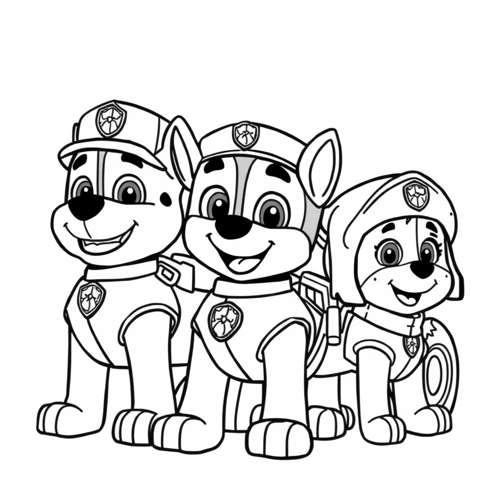 Coloring Book: PAW Patrol