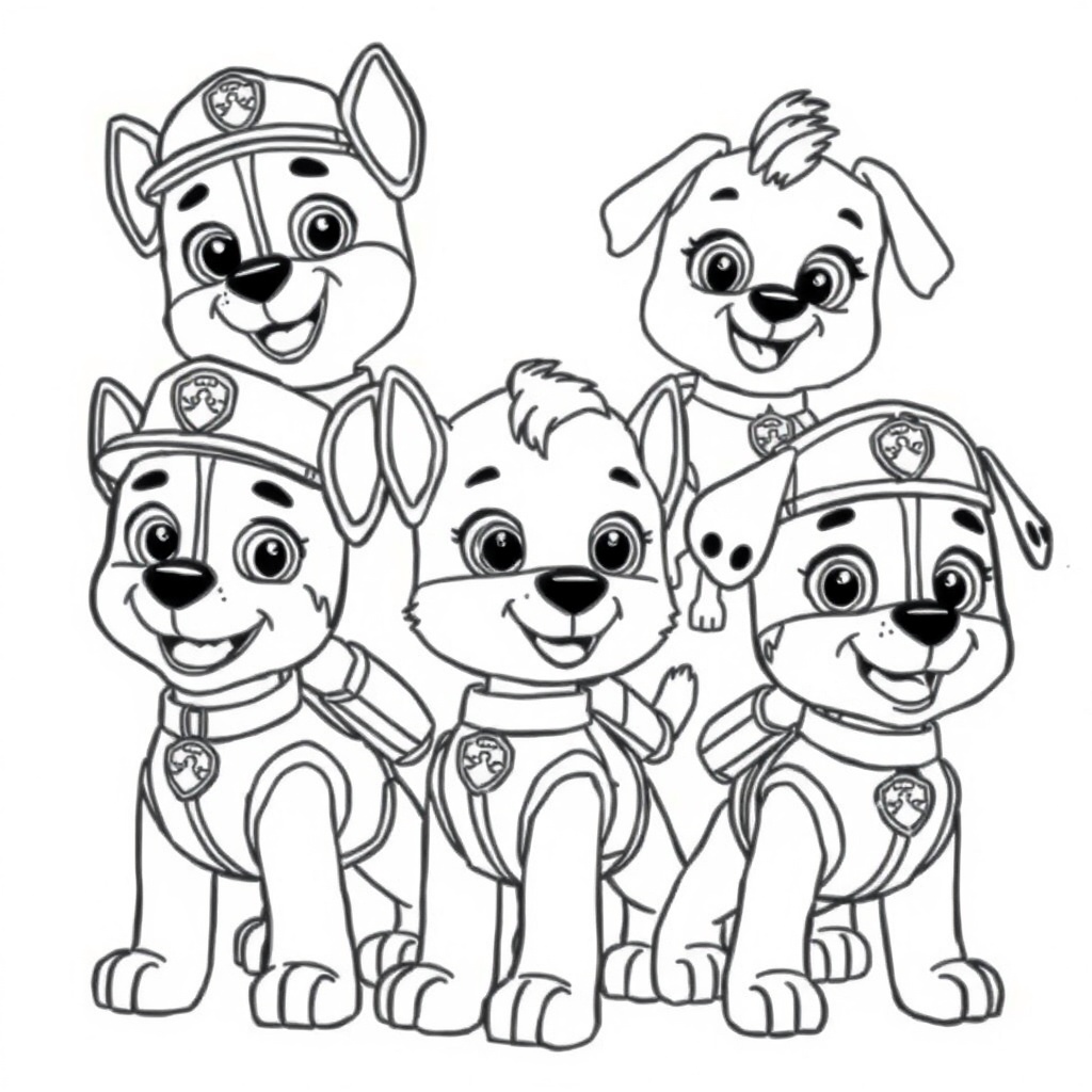 Psi Patrol: Misje Kolorowanek