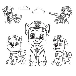Coloring Book: PAW Patrol on a Mission
