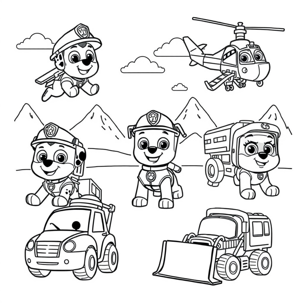 PAW Patrol Coloring Pages