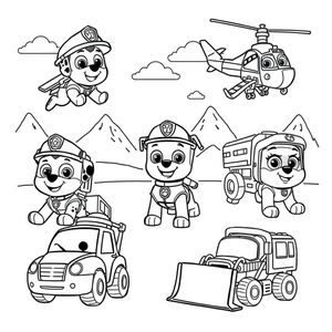 PAW Patrol Coloring Pages