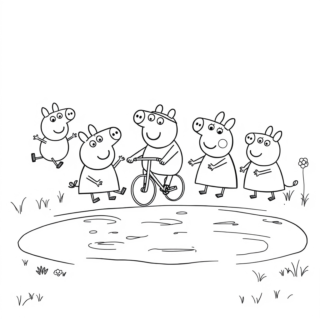 Kolorowanka Peppa Pig