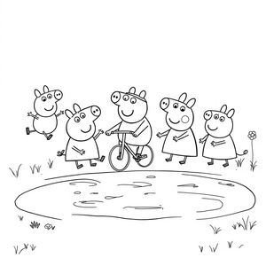 Kolorowanka Peppa Pig