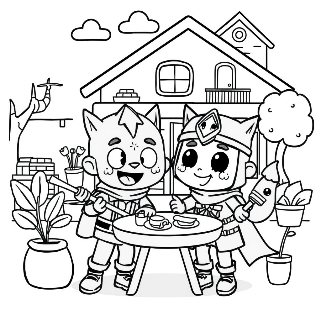 Bluey - Wielka Przygoda Kolorowania