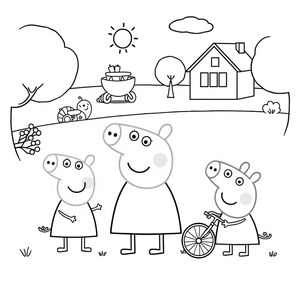 Kolorowanka Peppa Pig