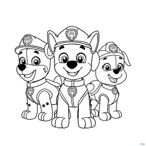 Kolorowanka Psi Patrol