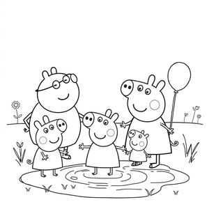 Kolorowanka Peppa Pig